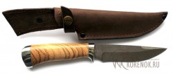 Нож "Соболь" (дамасская сталь, зебрано, мельхиор) - IMG_1205p1.JPG