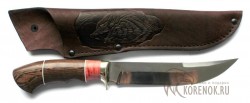 Нож "Скорпион" (сталь 95х18,стабилизированная карельская береза, венге)  - Нож "Скорпион" (сталь 95х18,стабилизированная карельская береза, венге) 