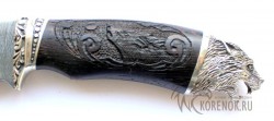 Нож "Восток" (дамасская сталь, резной)  - IMG_1587.JPG