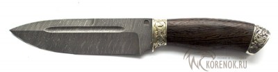 Нож Сиг-3 (дамасская сталь, венге, мельхиор)   Общая длина mm : 280Длина клинка mm : 157Макс. ширина клинка mm : 39Макс. толщина клинка mm : 4.0
