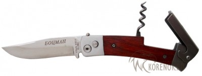 Нож складной  Pirat с автоматическим извлечением клинка  Т513 &quot;Боцман&quot; Общая длина mm : 205
Длина клинка mm : 90Макс. ширина клинка mm : 21.5Макс. толщина клинка mm : 2.3