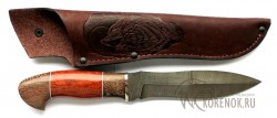 Нож "Шайтан" (дамасская сталь, венге, бубинга) - Нож "Шайтан" (дамасская сталь, венге, бубинга)