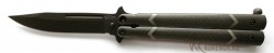 Нож S413T Баллисонг (бабочка)  с титановым покрытием - IMG_4475.JPG
