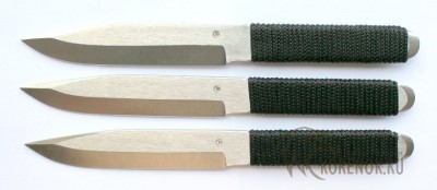 Набор метательных ножей Казак-1 нв (3 штуки) сталь 65х13 Общая длина mm : 285Длина клинка mm : 150Макс. ширина клинка mm : 30Макс. толщина клинка mm : 4.5