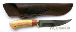 Нож "Валдай" (сталь Х12МФ, карельская береза, бубинга) - Нож "Валдай" (сталь Х12МФ, карельская береза, бубинга)