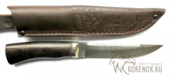 Нож Лань (дамасская сталь, граб, мельхиор, пила) вариант 2 - IMG_9402.JPG