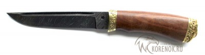 Нож Аскет  (Дамасская сталь, палисандр, латунь)  Общая длина mm : 270Длина клинка mm : 148Макс. ширина клинка mm : 24Макс. толщина клинка mm : 4.0