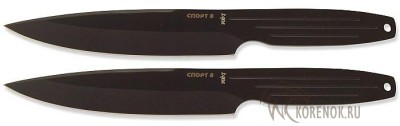 Нож метательный Pirat 0824(set) набор 2 штуки  Общая длина mm : 225Длина клинка mm : 135Макс. ширина клинка mm : 27Макс. толщина клинка mm : 4.0