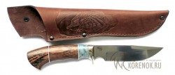 Нож "Медведь" (сталь 95х18, стабилизированная карельская береза, венге) - Нож "Медведь" (сталь 95х18, стабилизированная карельская береза, венге)
