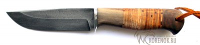 Нож &quot;Бивень&quot; серия малыш (дамасская сталь)  Общая длина ножа : 230 ммДлина клинка : 118 ммШирина клинка : 29 ммТолщина обуха : 2.2 мм