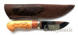 Нож "Хантер" (сталь Х12МФ, карельская береза, бубинга) - Нож "Хантер" (сталь Х12МФ, карельская береза, бубинга)