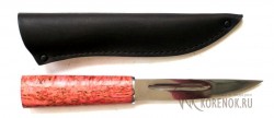 Нож "Якутский" (сталь 95х18, стабилизированная карельская береза) В2 - Нож "Якутский" (сталь 95х18, стабилизированная карельская береза) В2