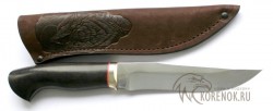 Нож Кайман (сталь 95х18, черный граб)  - Нож Кайман (сталь 95х18, черный граб) 