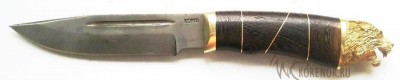 Нож КЛАССИКА-2 (Лось-2) (сталь Х12МФ, венге, латунь, литье)  Общая длина mm : 270-280Длина клинка mm : 150-160Макс. ширина клинка mm : 30-31Макс. толщина клинка mm : 2.6-2.8