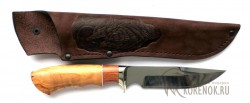 Нож "Медведь" (сталь Х12МФ, карельская береза, бубинга) - Нож "Медведь" (сталь Х12МФ, карельская береза, бубинга)