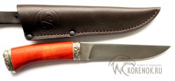 Нож Лань (литой булат, палисандр, мельхиор) вариант 2 - IMG_8069.JPG