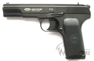 Пистолет пневматический Gletcher TT NBB 
Тип	Air Gun
Калибр (мм/дюймы)	4.5/.177
Дульная энергия (дж)	3.0
Прицельная дальность (м)	10
Начальная скорость пули (м/с)	125
Емкость магазина (шт)	18
