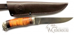 Нож Лань (литой булат, венге, кожа, мельхиор) вариант 2 - IMG_8095.JPG
