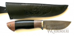 Нож  "Кондор-в"  (дамасская сталь)  - Нож  "Кондор-в"  (дамасская сталь) 