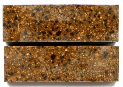 Акриловые накладки № 7 с включением натурального камня (до 5%) Размер: 123х40х12 мм 
 
 