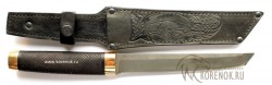 Нож "Самурай" (Х12МФ, черный граб, насечка)   - IMG_5655.JPG