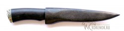 Нож  "Пехотный"  (дамасская сталь, травление, деревянные ножны) - IMG_83682m.JPG