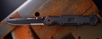 Нож складной Ferat Black Serrated 


Общая длина мм::
240


Длина клинка мм::
105


Ширина клинка мм::
21.1


Толщина клинка мм::
3.6


