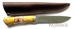 Нож "Охотник-1" со скримшоу (сталь Х12МФ) - IMG_6190.JPG