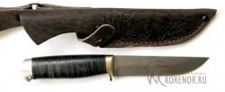 Нож "Лунь-3" (сталь Х12МФ, наборная кожа) вариант 4 - Нож "Лунь-3" (сталь Х12МФ, наборная кожа) вариант 4