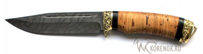 Нож КЛАССИКА-1 (Финский) (дамасская сталь) Общая длина mm : 280-290Длина клинка mm : 140-150Макс. ширина клинка mm : 32Макс. толщина клинка mm : 2.2-2.4
