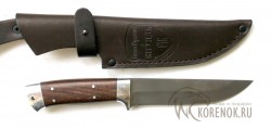 Нож "Лунь-3" цельнометаллический (сталь Х12МФ, венге)  - Нож "Лунь-3" цельнометаллический (сталь Х12МФ, венге) 