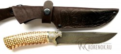 Нож "Финский-3"(дамасская сталь, кость, мельхиор) - IMG_6080qx.JPG