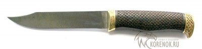 Нож Щука-2 (дамасская сталь, венге, латунь, насечка)  


Общая длина мм::
277


Длина клинка мм::
150


Ширина клинка мм::
25


Толщина клинка мм::
3.0


