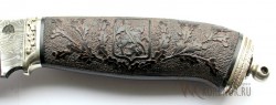Нож "Финский-2"  (торцевой дамаск с добавлением никеля, резной)  - IMG_4197.JPG