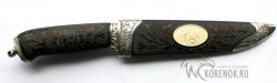 Нож "Финский-2"  (торцевой дамаск с добавлением никеля, резной)  - IMG_4209.JPG