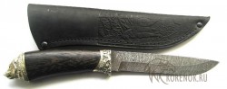 Нож "Шмель-1г" (мельхиор, дамасская сталь)  - IMG_4237.JPG