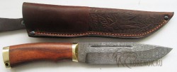 Нож Лось-2э (дамасская сталь)  - IMG_3394.jpg