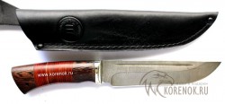 Нож Клык (дамасская сталь, венге, кожа)    - IMG_5320.JPG