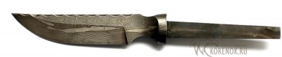 Клинок Ф-2 с интегрированной гардой (дамасская сталь с добавлением никеля.) 


Общая длина мм::
245


Длина клинка мм::
125


Ширина клинка мм::
28


Толщина клинка мм::
4.0



