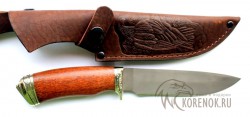 Нож Скат (литой булат, лайсвуд, мельхиор)  - IMG_0446.JPG