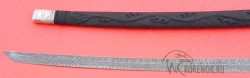 Катана (дамасская сталь, резная ручка и ножны) - 1231.jpg