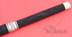Катана (дамасская сталь, резная ручка и ножны) - 4go.jpg