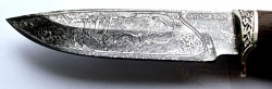 Нож "Фазан" (сталь ХВ 5 "алмазка" с художественным глубоким травлением) вариант 3 - IMG_5714.JPG
