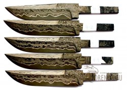 Клинок ДСН-52 (ламинат. сталь У8А ламинированная дамаском с добавлением никеля) - Клинок ДСН-52 (ламинат. сталь У8А ламинированная дамаском с добавлением никеля)
