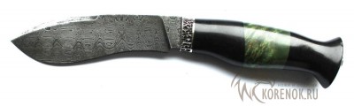 Нож &quot;Гамбит-1&quot; (дамасская сталь) Общая длина ножа : 212 ммДлина клинка : 110 ммДлина рукояти : 112 мм
Ширина клинка: 30 ммТолщина обуха : 3.6мм