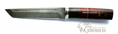 Нож Танто (дамасская сталь, венге, кожа)     


Общая длина мм::
270-290


Длина клинка мм::
150-160


Ширина клинка мм::
27.0-33.0


Толщина клинка мм::
3.0-4.0



