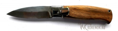 Складной нож «Пиранья» (с автоматическим извлечением клинка)  Длина ножа: 200 мм.Длина клинка: 85 мм.Ширина клинка (макс.): 25 мм.Толщина обуха: 3,5 мм.