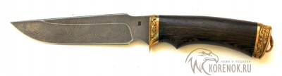 Нож Охотник (дамасская сталь, венге, латунь)   



Общая длина мм::
265


Длина клинка мм::
142


Ширина клинка мм::
30.8


Толщина клинка мм::
2.3




 