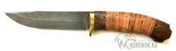 Нож "Питон-3" (сталь ХВ5, наборная береста)  - Нож "Питон-3" (сталь ХВ5, наборная береста) 
