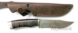Нож "Олень-1"  (дамасская сталь)  - Нож "Олень-1"  (дамасская сталь) 